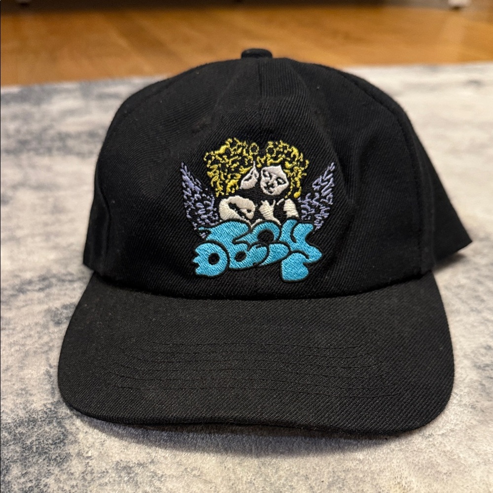 Obey Black Cap with White Embroidery